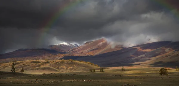 Rainbow Altai Mountains — Stock Photo, Image