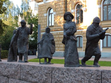 Oulu, Finlandiya, heykel