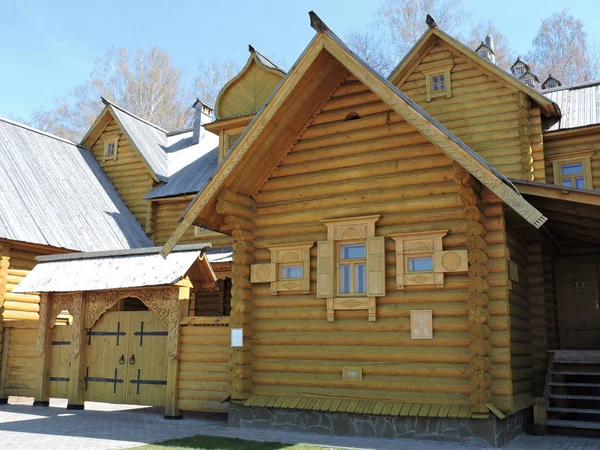 Casa Tradizionale Legno Russia — Foto Stock