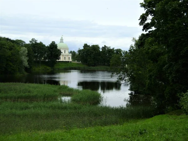 Widok Park Letni — Zdjęcie stockowe