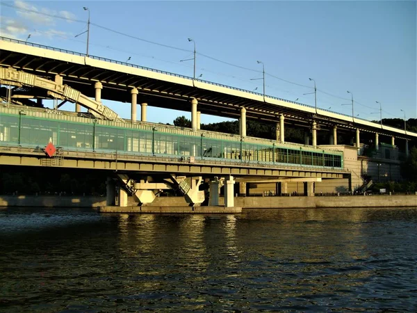 Vista Del Puente Río Moscú — Foto de Stock