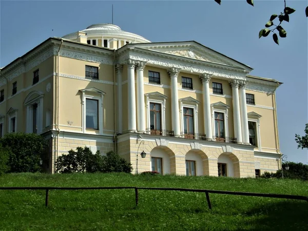 Vista Del Antiguo Palacio Parque Verano San Petersburgo — Foto de Stock