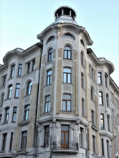 Altes Historisches Haus Moskau Russland — Stockfoto