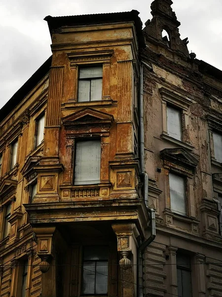 Altes Haus Auf Der Straße Wyborg Russland — Stockfoto