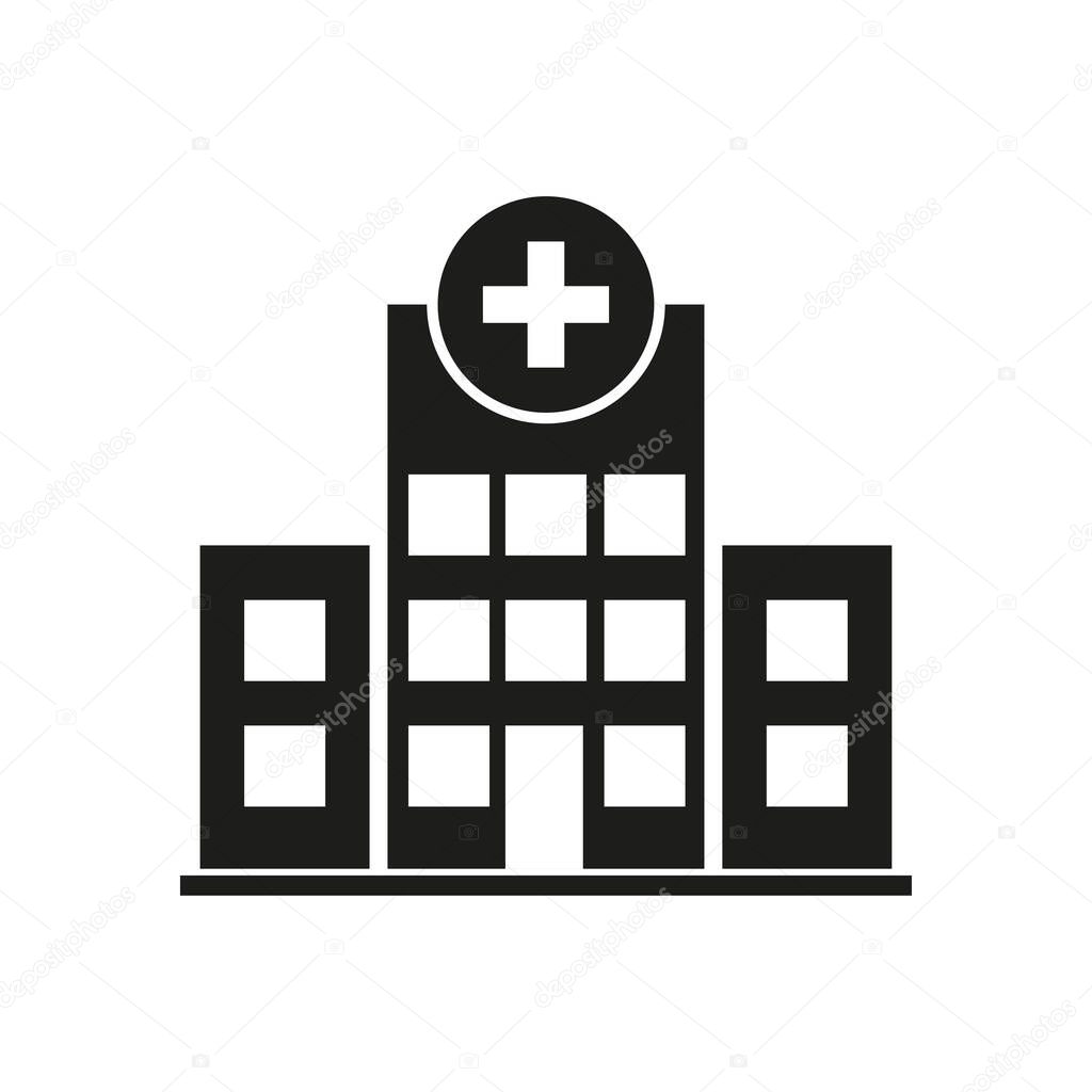 Hospital Icon Simple Vector Illustration On A White Background Premium Vector In Adobe Illustrator Ai Ai Format Encapsulated Postscript Eps Eps Format