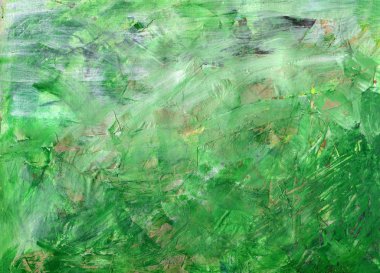 Yeşil renk lekeleri ve çizikler ile arka plan.