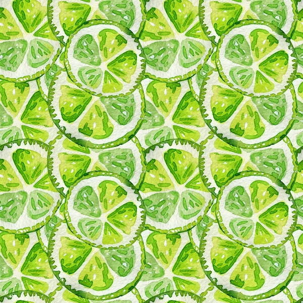 Seamless pattern with lime.