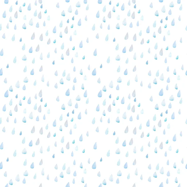 Seamless pattern with large raindrops.