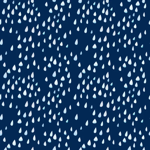 Seamless pattern with large raindrops. — Stock Photo, Image