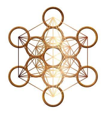 Metatron küp geometri Kutsal bakır platonik