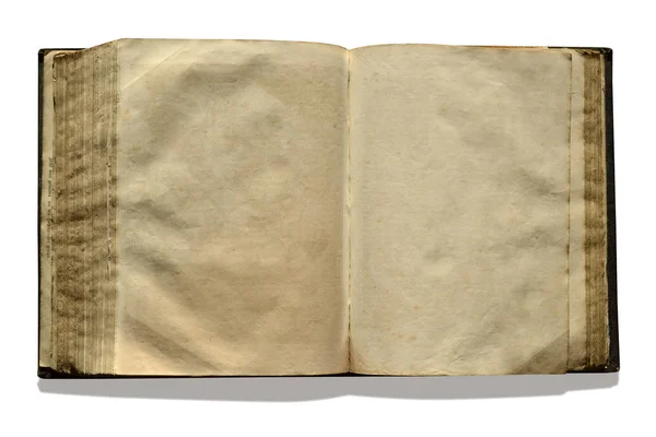 Antico libro raccoglitore contenuto diario medievale — Foto Stock