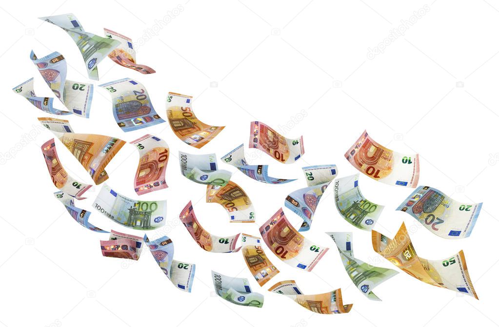 money euro euros bill banknotes cash back