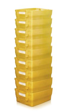 mailboxes many pile row stack postal german yellow container clipart