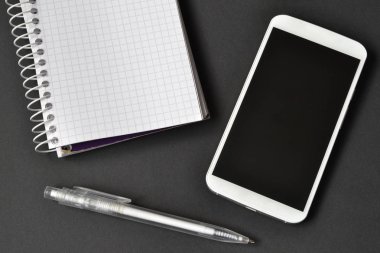 Mobil yazma yastık siyah beyaz modern teknoloji kalem