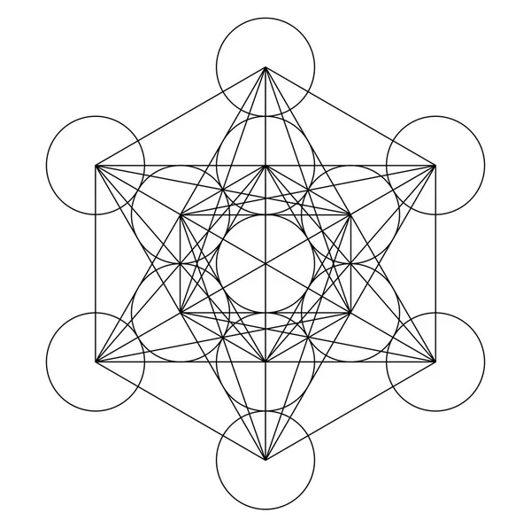 Metatron küp geometri Kutsal bakır platonik