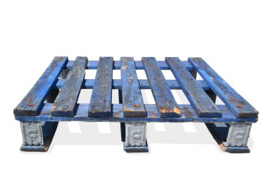 palet ahşap eski mavi panoları tekneler mağaza taşıma