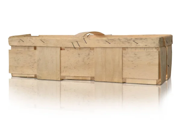 Ovocná bedna krabice dýně dřevo sběr — Stock fotografie