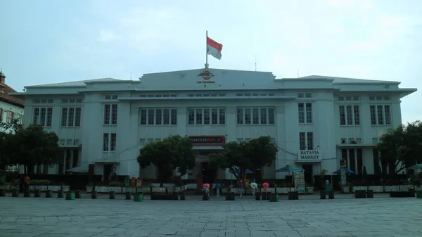 Jakarta Indonesia February 2017 Post Office Fatahillah Square Old City — Zdjęcie stockowe