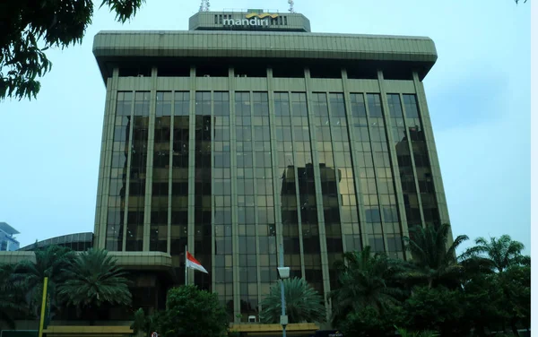 Jakarta Indonesia January 2017 Wisma Mandiri Office Building Thamrin Street — 图库照片