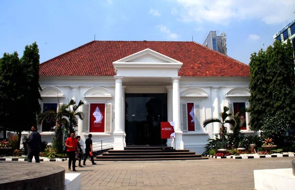 インドネシア共和国大統領宮殿所蔵絵画展のためジャカルタ インドネシア 2017 インドネシア国立ギャラリー場所 — ストック写真
