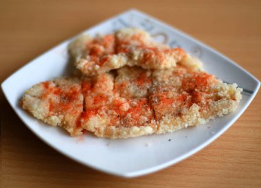 Shihlin çıtır tavuk. Shihlin alanında, Tayvan çok ünlü olan orijinal hawker biri.