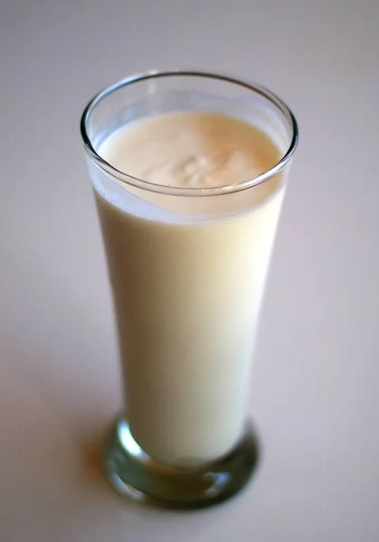 Milk Kefir Probiotic Beverage Made Either Milk Kefir Grains Powdered — Stock Photo, Image