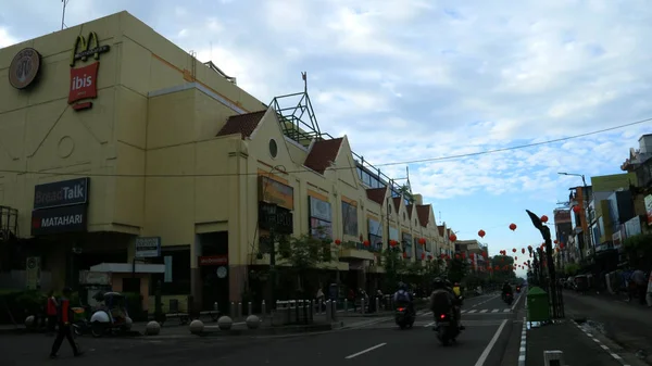 Jogjakarta Endonezya Şubat 2018 Malioboro Caddesi Nde Malioboro Alışveriş Merkezi — Stok fotoğraf