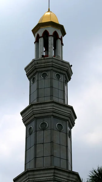 Depok Indonésia Fevereiro 2018 Minarete Mesquita Dian Mahri Também Conhecida — Fotografia de Stock