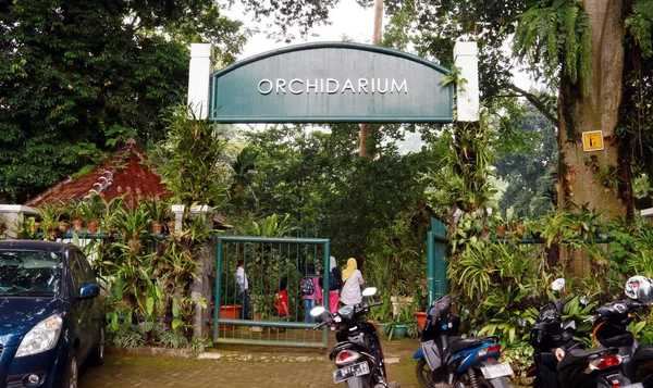 Bogor Indonesia April 2018 Rumah Anggrek Atau Orchidarium Kebun Raya — Stok Foto