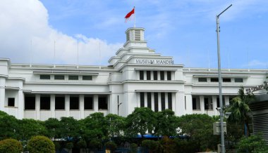Jakarta, Indonesia - January 9, 2018: Bank Mandiri Museum in Jakarta Old City, Indonesia. Opened October 2, 1998.