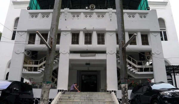 Jakarta Indonesia Maggio 2018 Moschea Mutiah Cut Moschea Meutiah Cut — Foto Stock