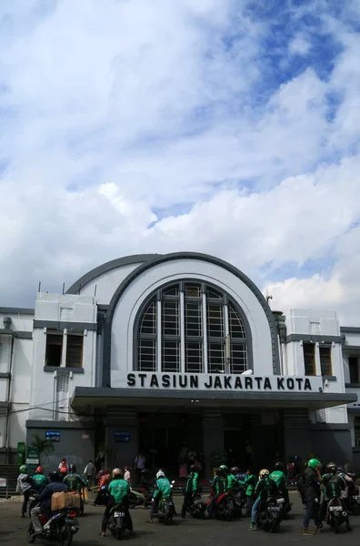 Jakarta Indonesien Maj 2018 Jakarta Kota Järnvägsstation Gamla Staden Kärna — Stockfoto