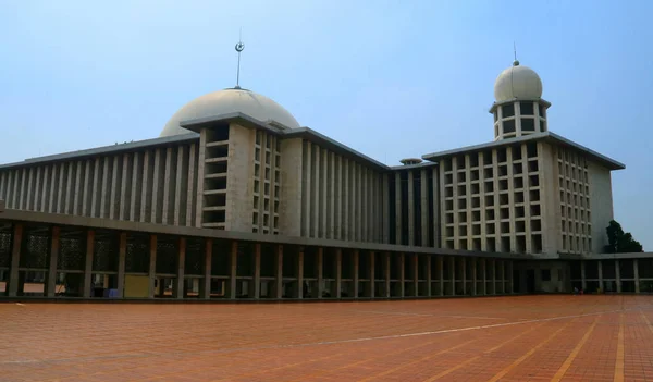 Джакарта Индонезия Июня 2018 Года Мечеть Истикляль Мечеть Истикляль Центральной — стоковое фото