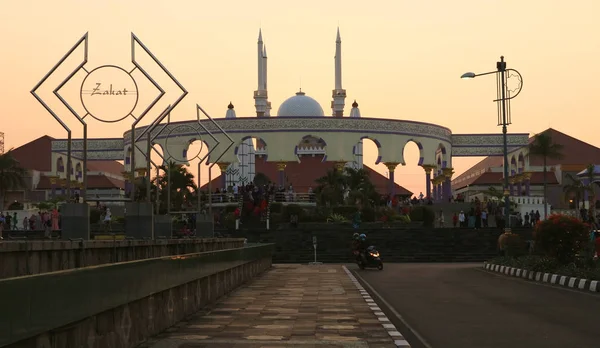 Semarang Indonésie Juin 2018 Grande Mosquée Java Central Masjid Agung — Photo