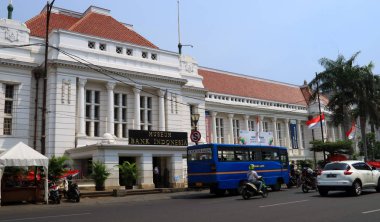 Jakarta, Endonezya - 2 Ağustos 2018: Bankası Endonezya Müzesi. Müzenin bir miras Jakarta Old Town bina ev sahipliği yapmaktadır. Bu banka Endonezya tarafından kurulan ve 21 Temmuz 2009 tarihinde açıldı.
