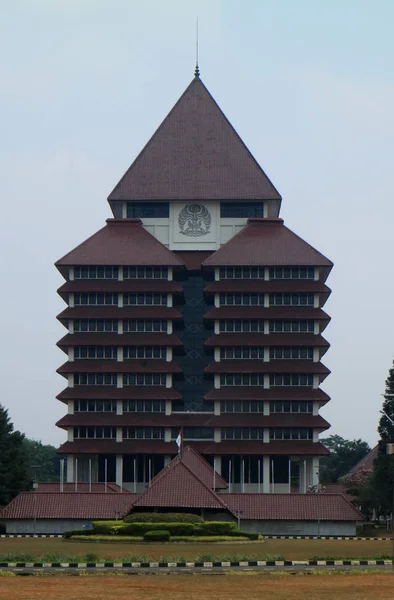 Depok Ινδονησία Οκτωβρίου 2018 Κτίριο Πρυτανεία Του Πανεπιστημίου Της Ινδονησίας — Φωτογραφία Αρχείου