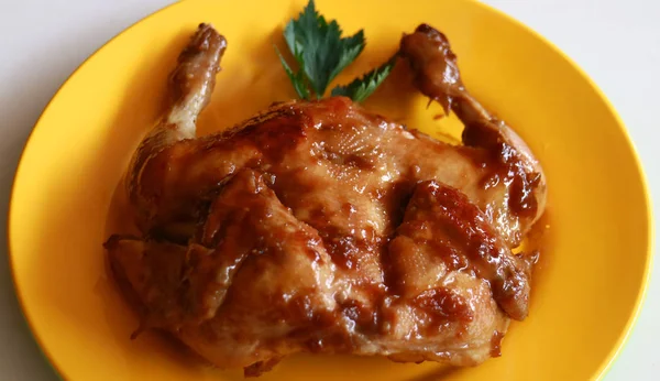 Indonesisches Gegrilltes Huhn Oder Ayam Panggang — Stockfoto