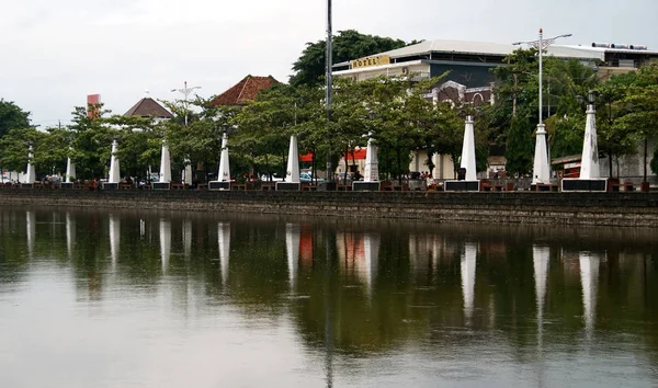 Semarang Indonesië December 2018 Weergave Van Denken Tegenover Het Station — Stockfoto