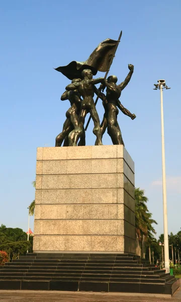 Джакарта Индонезия Февраля 2019 Года Памятник Икаде Территории Национального Монумента — стоковое фото