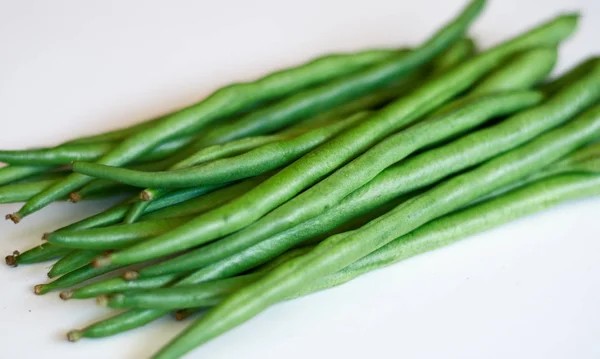 Phaseolus Vulgaris Frijol Común Sobre Fondo Blanco — Foto de Stock