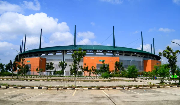 Bogor Indonézia Április 2019 Pakansari Stadium Többcélú Stadion Pakansari Cibinong — Stock Fotó