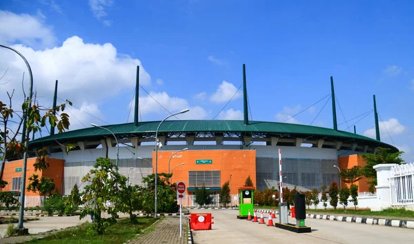 Bogor Indonesië April 2019 Pakansari Stadion Multifunctioneel Stadion Pakansari Cibinong — Stockfoto