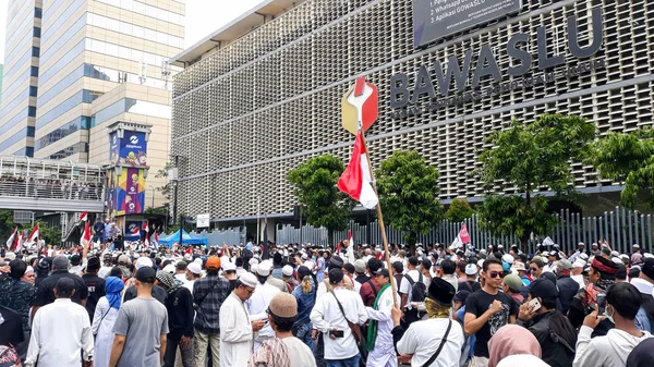 Jakarta Endonezya Mayıs 2019 Endonezya Seçim Denetleme Dairesi Bawaslu Önünde — Stok fotoğraf