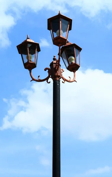 Street Lamp Sky Background — Stock Photo, Image