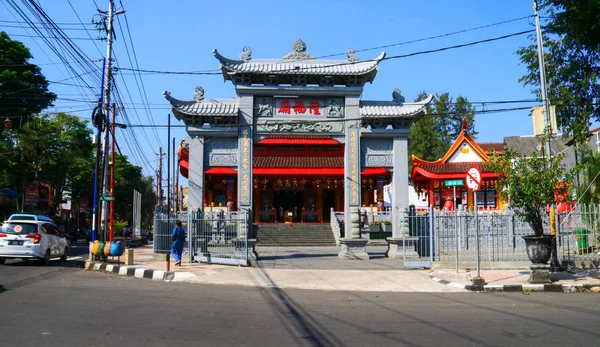 Magelang Indonesia Junio 2019 Liong Hok Bio Templo Chino Vihara —  Fotos de Stock