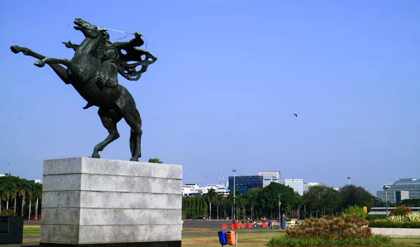 Jakarta Indonesië Juli 2019 Prins Diponegoro Monument Het Merdeka Plein — Stockfoto