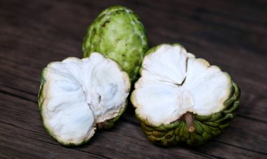 Elma şekeri ya da ahşap arka planda şekerleme.