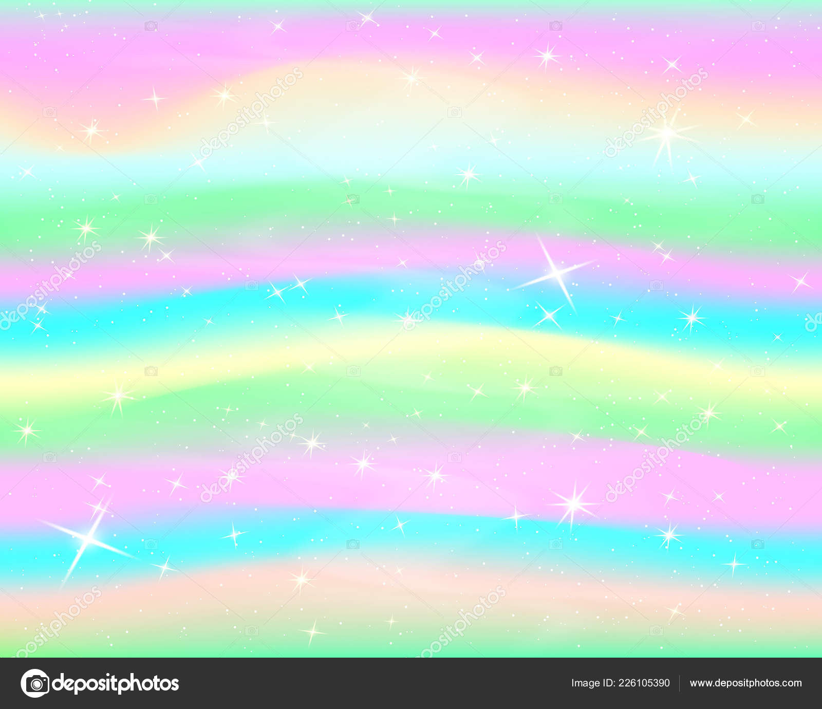 Glitter Rainbow Background Sky Pastel Color Bright Mermaid Pattern Vector  Stock Illustration by ©KrikHill #226105390
