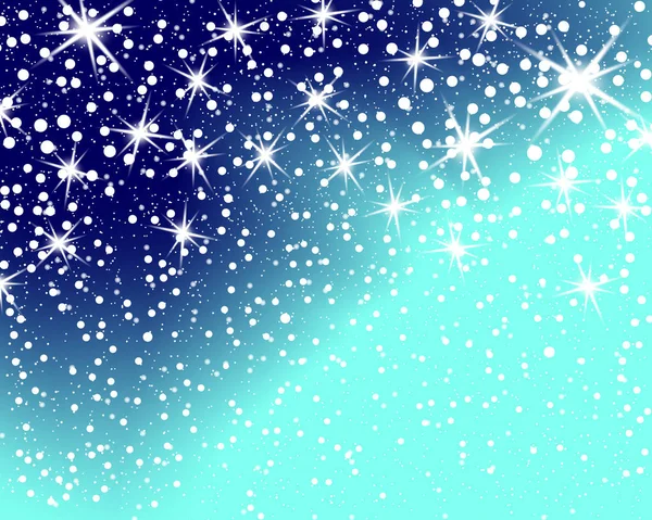 Falling Snow Background Vector Illustration Snowflakes Winter Snowing Sky Eps — Stock Vector