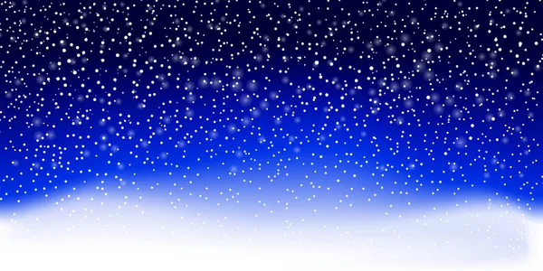 Spadające Tle Śniegu Ilustracja Wektorowa Płatki Śniegu Zima Śnieg Niebo — Wektor stockowy